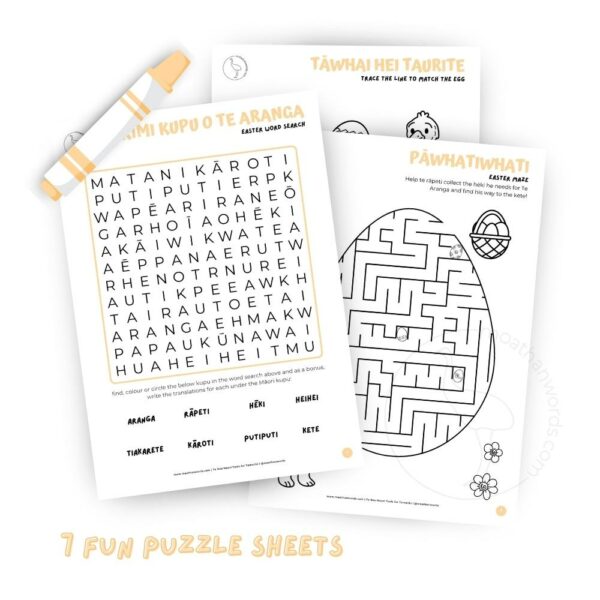Te Aranga Maori Easter Activities for tamariki
